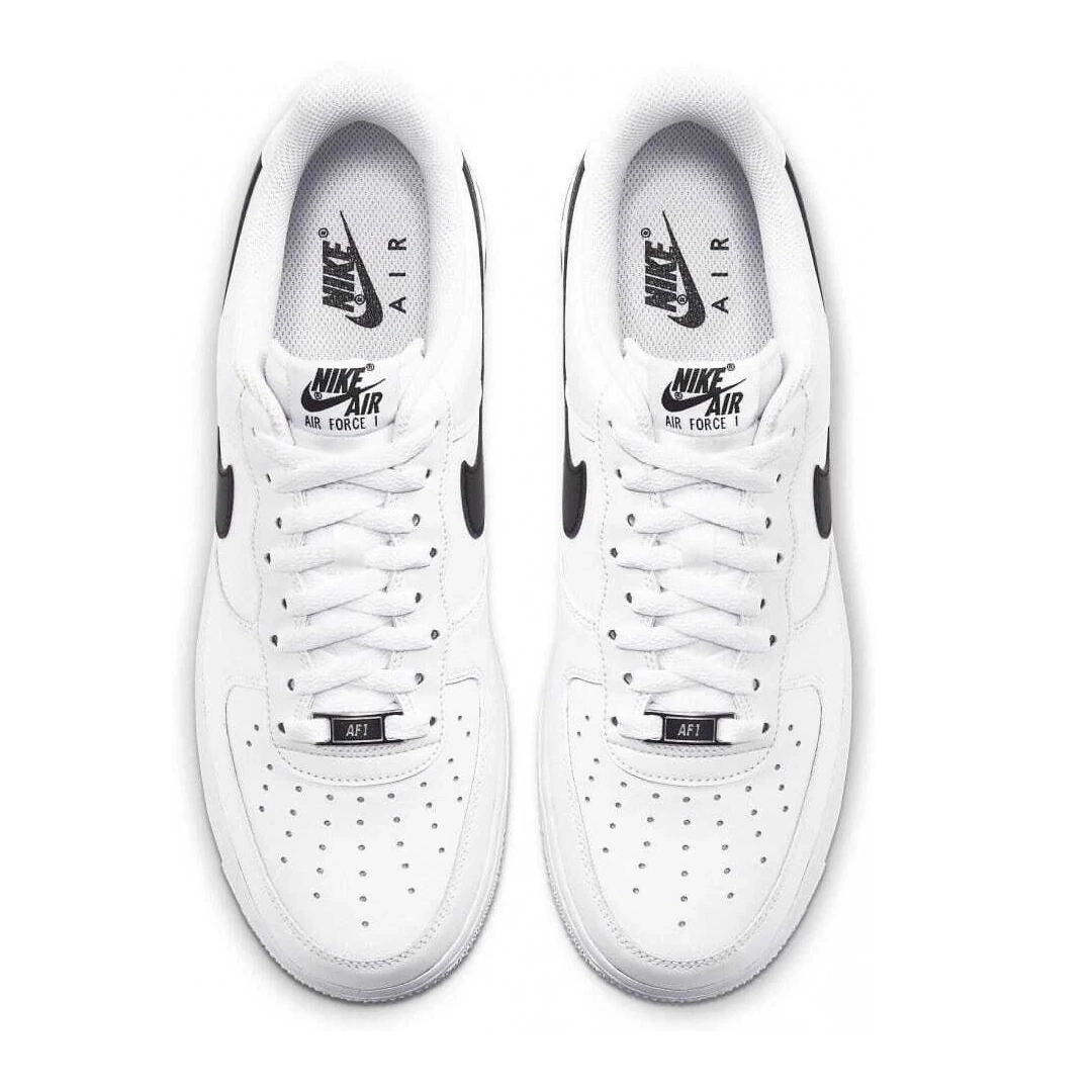 کتونی نایک ایر فورس ۱ سفید مشکی- nike air force 1