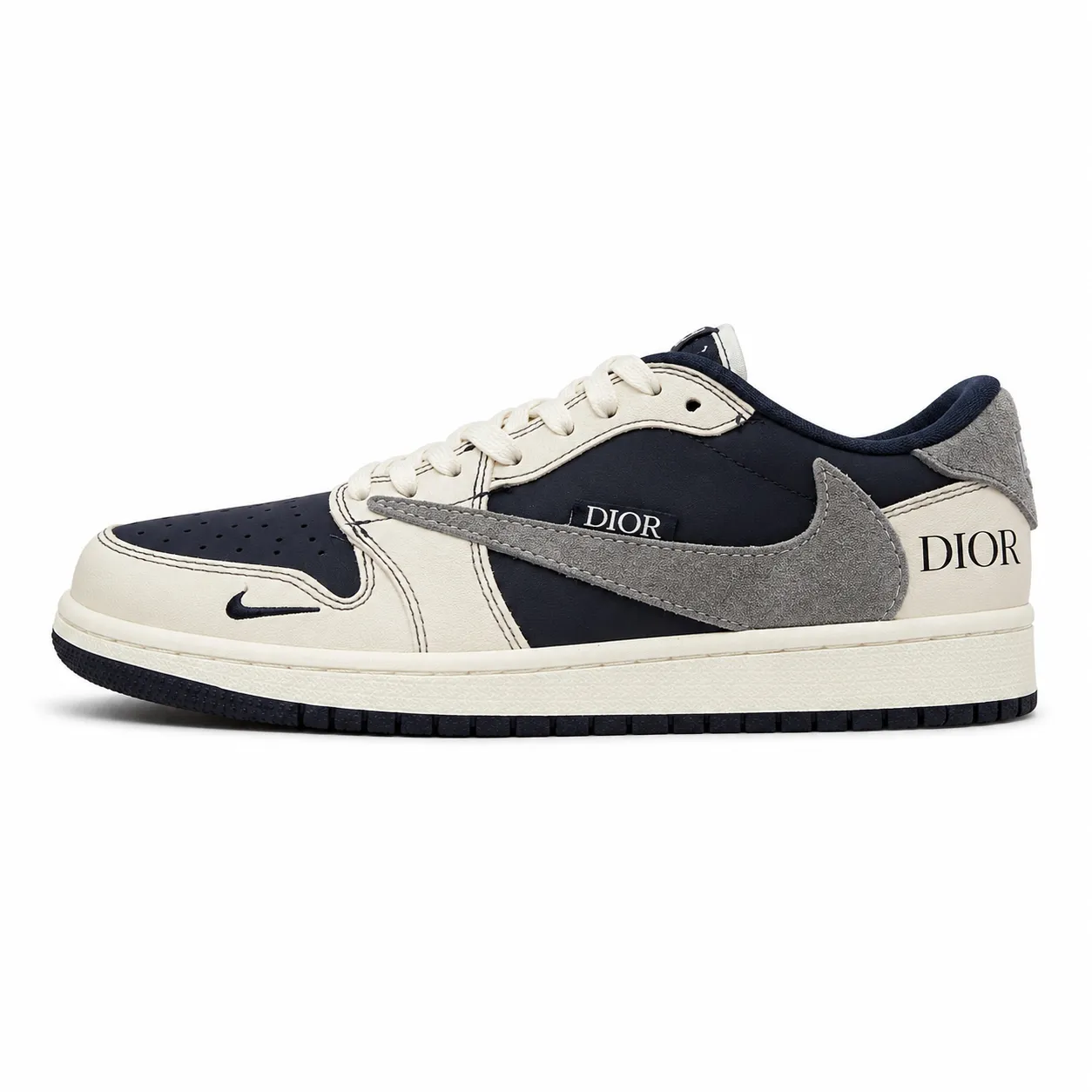 795169461d0f48641c085df0f97e7d9d کتونی نایک تراویس دیور سرمه ای -Nike Travis Dior