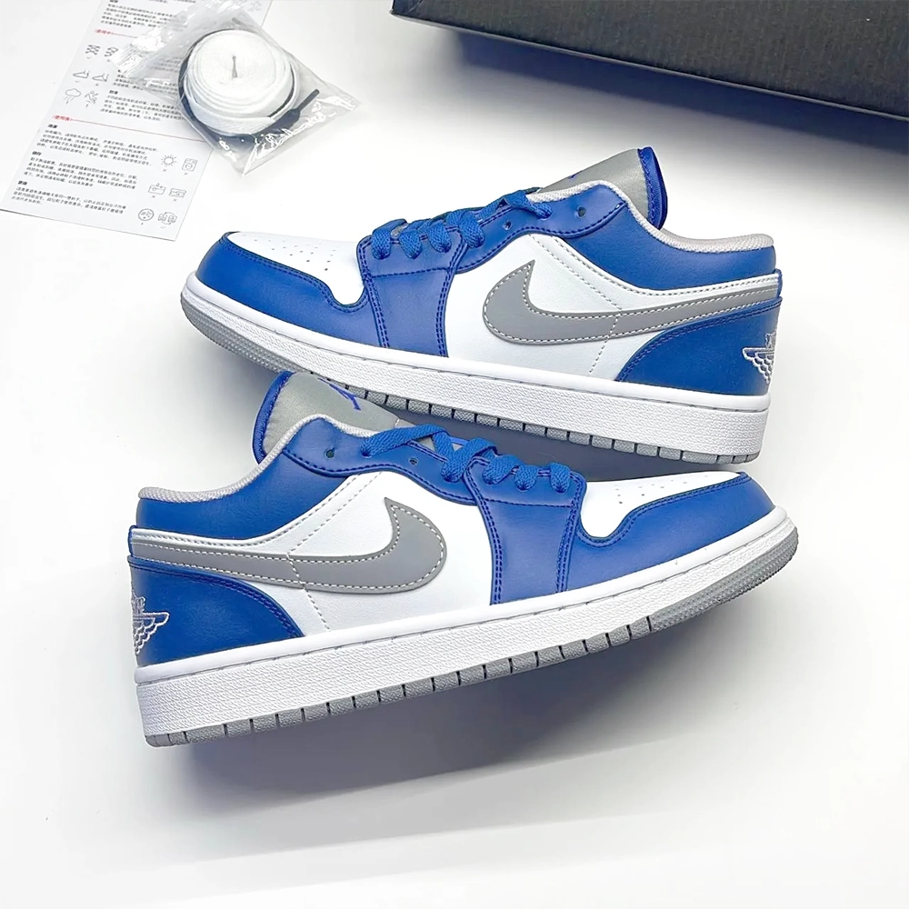 7af73b77dbbc5cc576171e7c8190e2fa-2 کتونی ایرجردن آبی 1- Air Jordan 1 low True Blue