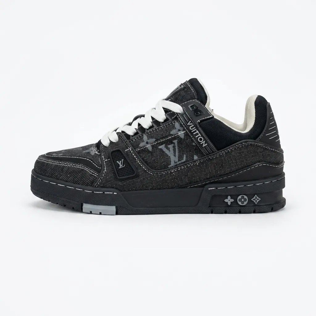 کتونی لوئی ویتون مشکی-Louis Vuitton Trainer