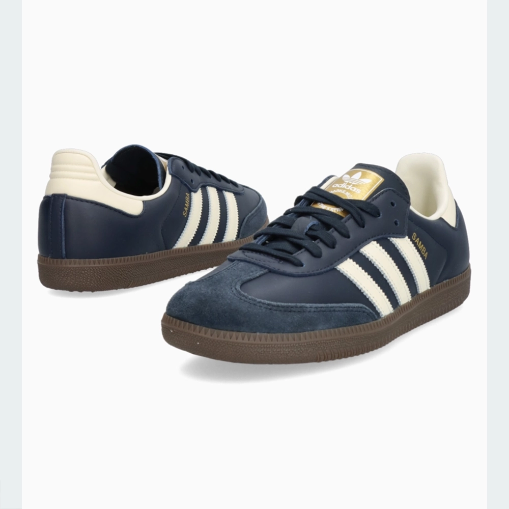 کتونی آدیداس سامبا سرمه ای-Adidas Samba Night Navy