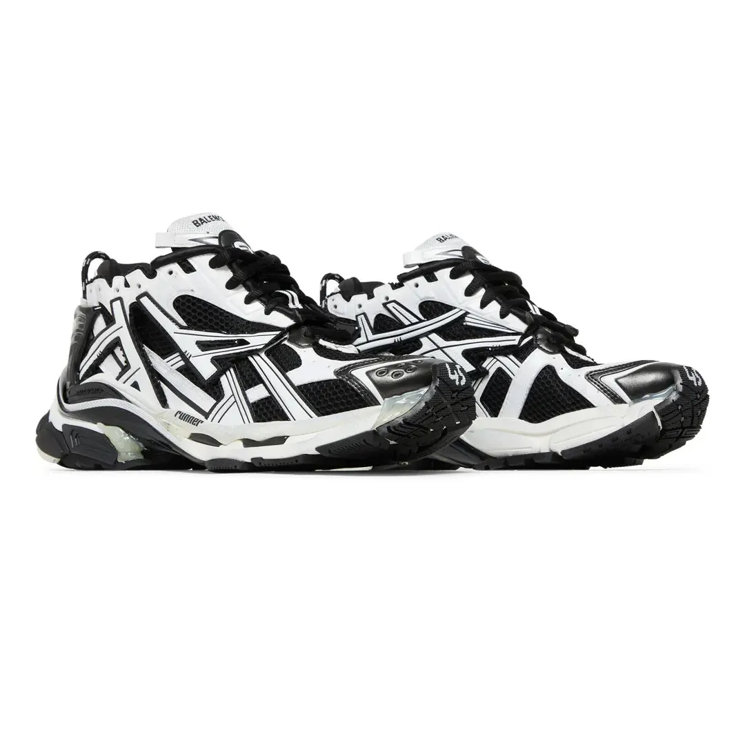 کتونی بالنسیاگا رانر مشکی سفید - Balenciaga Runner