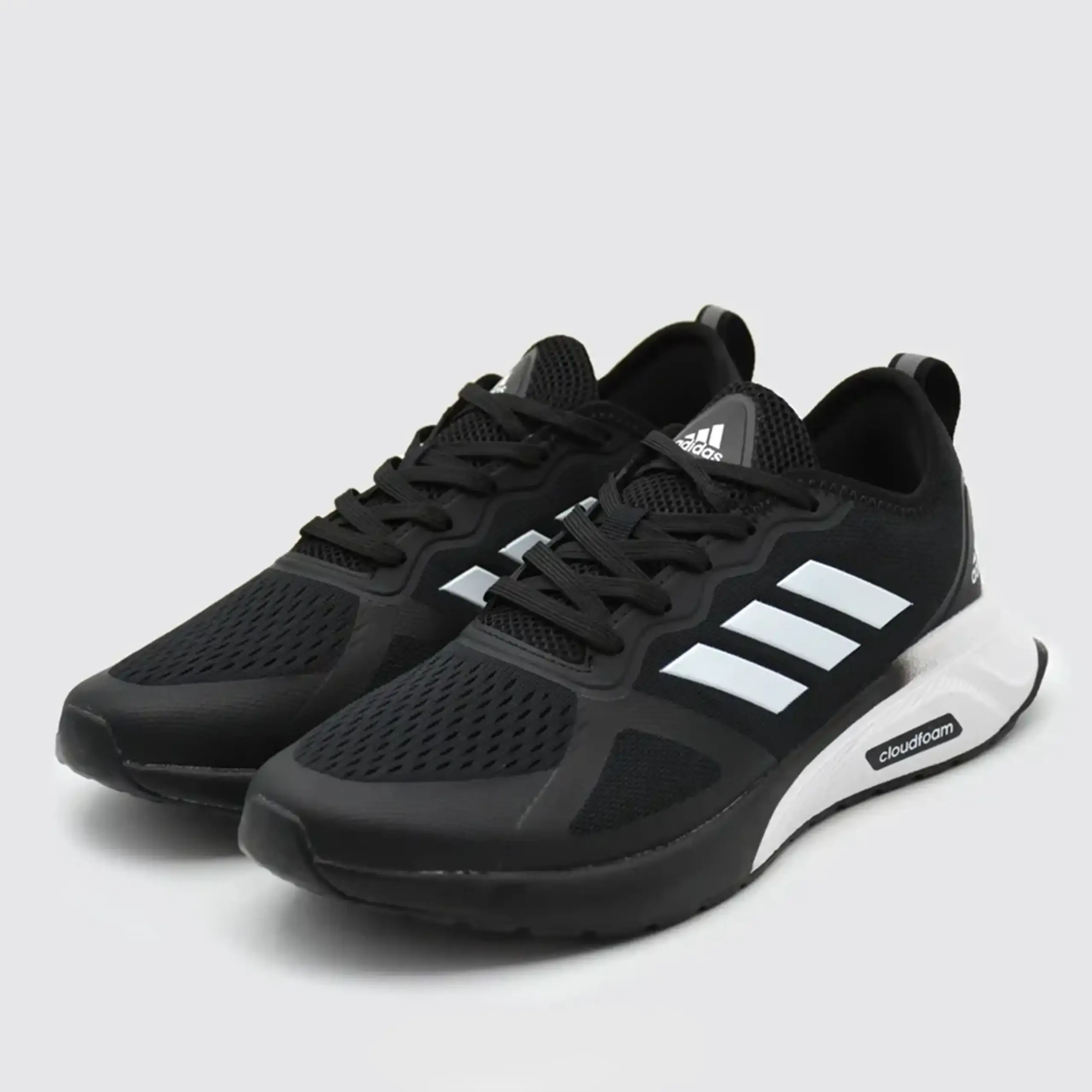 کتونی آدیداس کلاودفوم مشکی سفید - Cloudfoam Adidas
