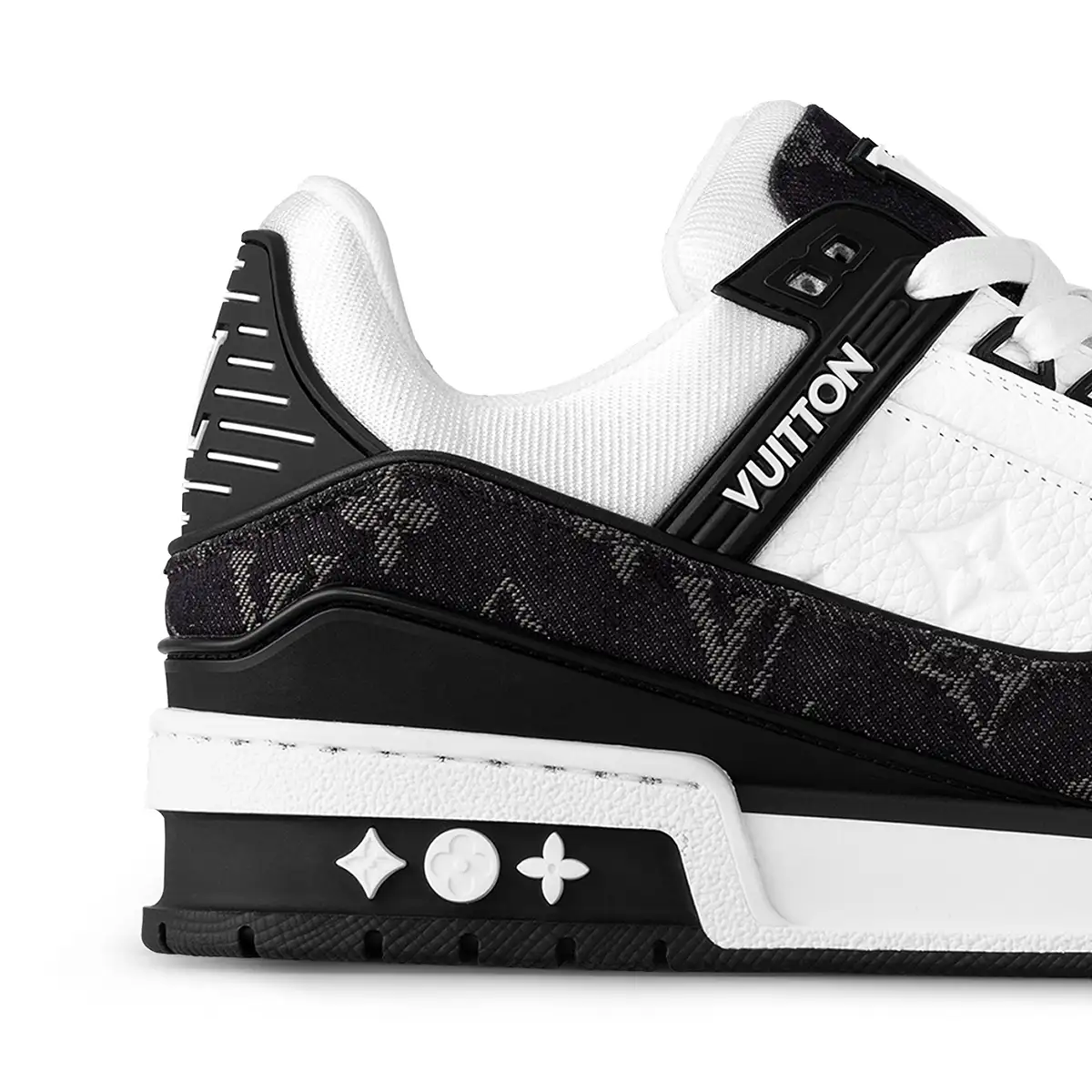 کتونی لوئی ویتون سفید مشکی-Louis Vuitton Trainer