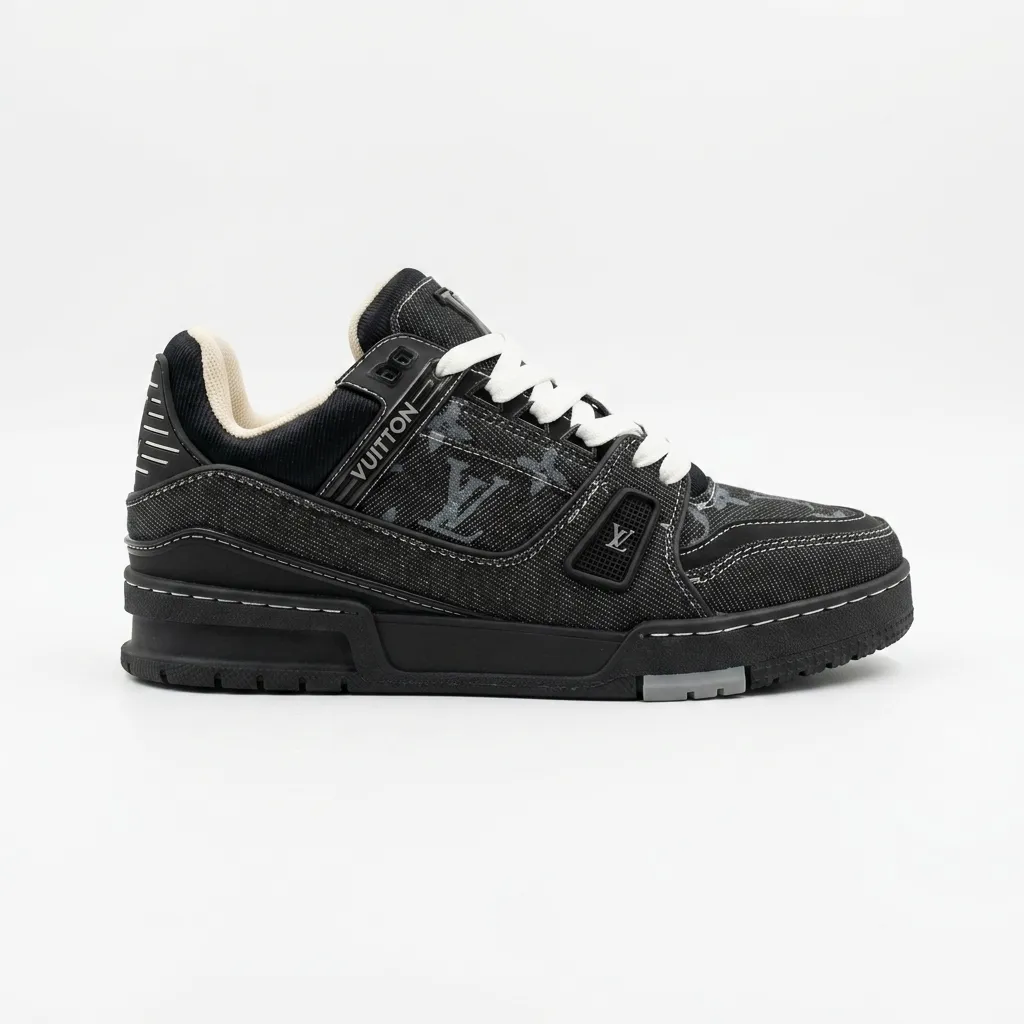 کتونی لوئی ویتون مشکی-Louis Vuitton Trainer