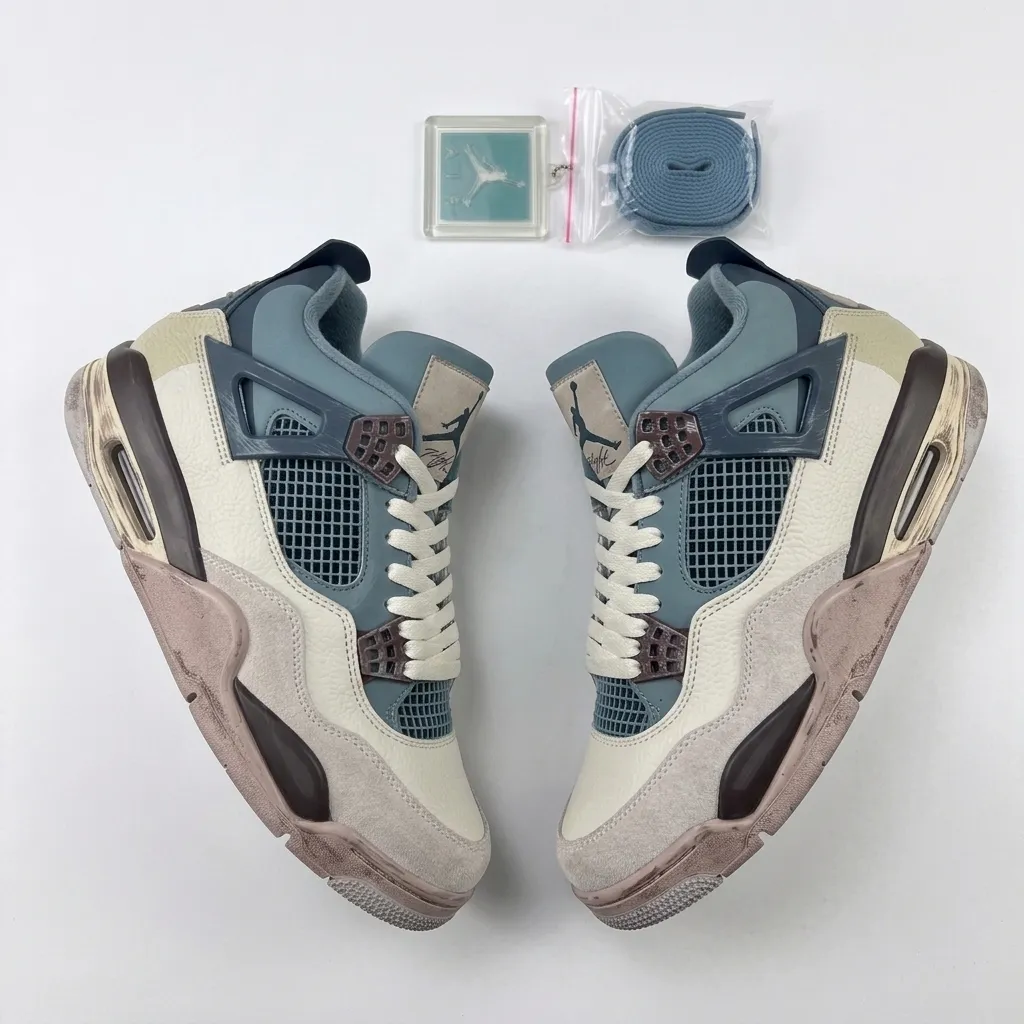 be17698baec340a1cd3672d10d43470b کتونی ایر جردن 4 اسنورلکس (مستر کوالیتی)-Air Jordan 4 Snorlax