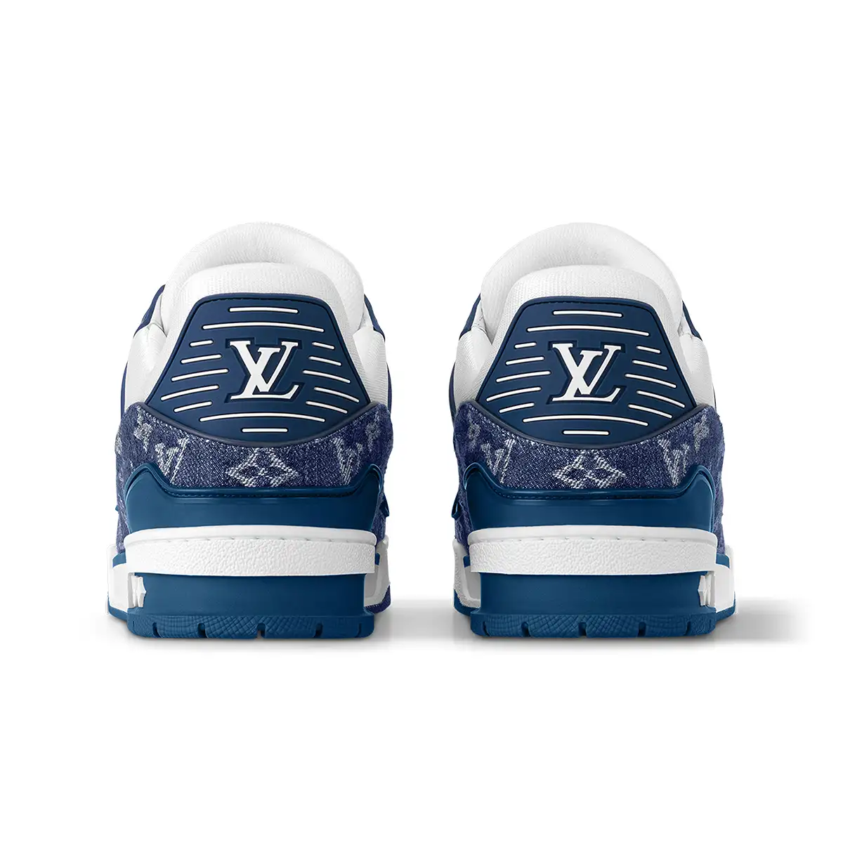 c4ca4238a0b923820dcc509a6f75849b-11 کتونی لوئی ویتون سفید سرمه ای-Louis Vuitton Trainer