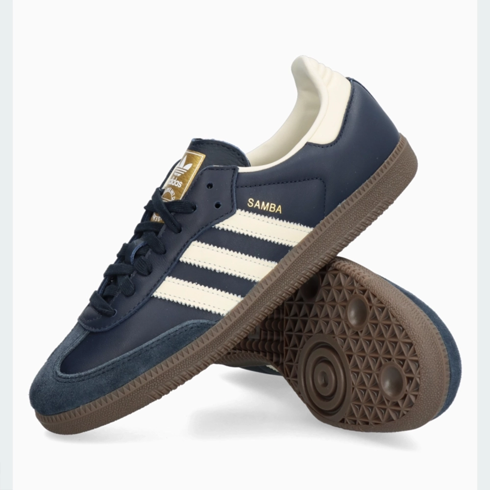 کتونی آدیداس سامبا سرمه ای-Adidas Samba Night Navy