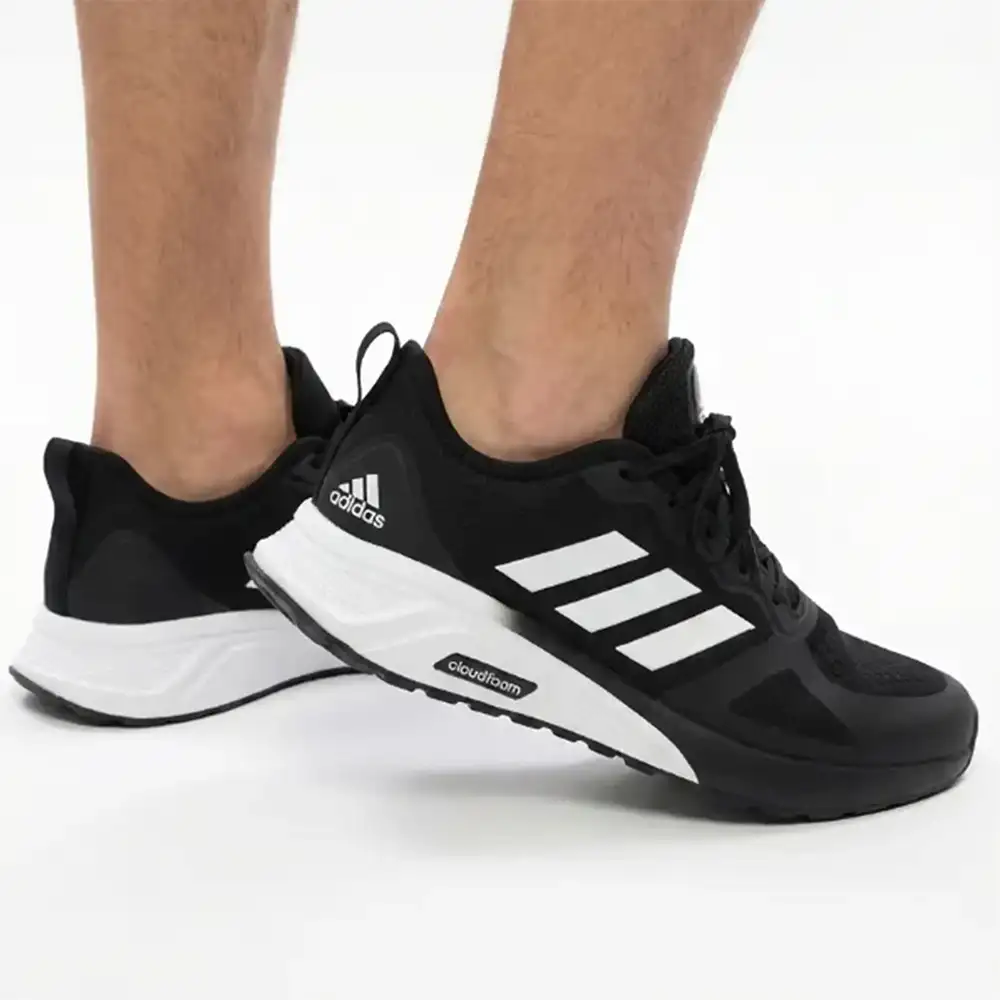 کتونی آدیداس کلاودفوم مشکی سفید - Cloudfoam Adidas