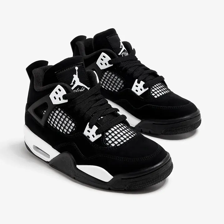 cdba920d76855c597668920dd3d1f7cd کتونی جردن 4 -JORDAN 4 White Thunder