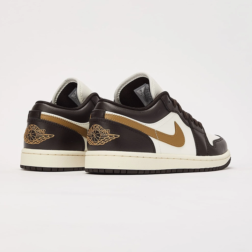 کتونی ایرجردن 1 مشکی قهوه ای - Air Jordan 1 low brown