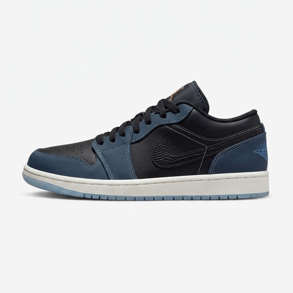 کتونی ایر جردن 1 لو-Jordan 1 low Mystic Navy