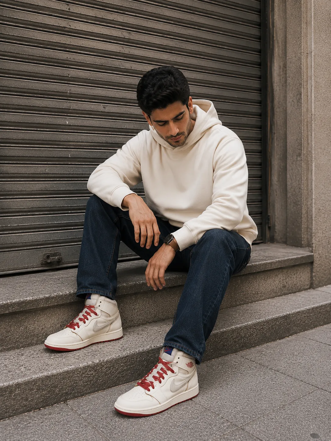 جردن وان ریر ایر سیل سینابار-Jordan 1 Retro Air Sail Cinnabar