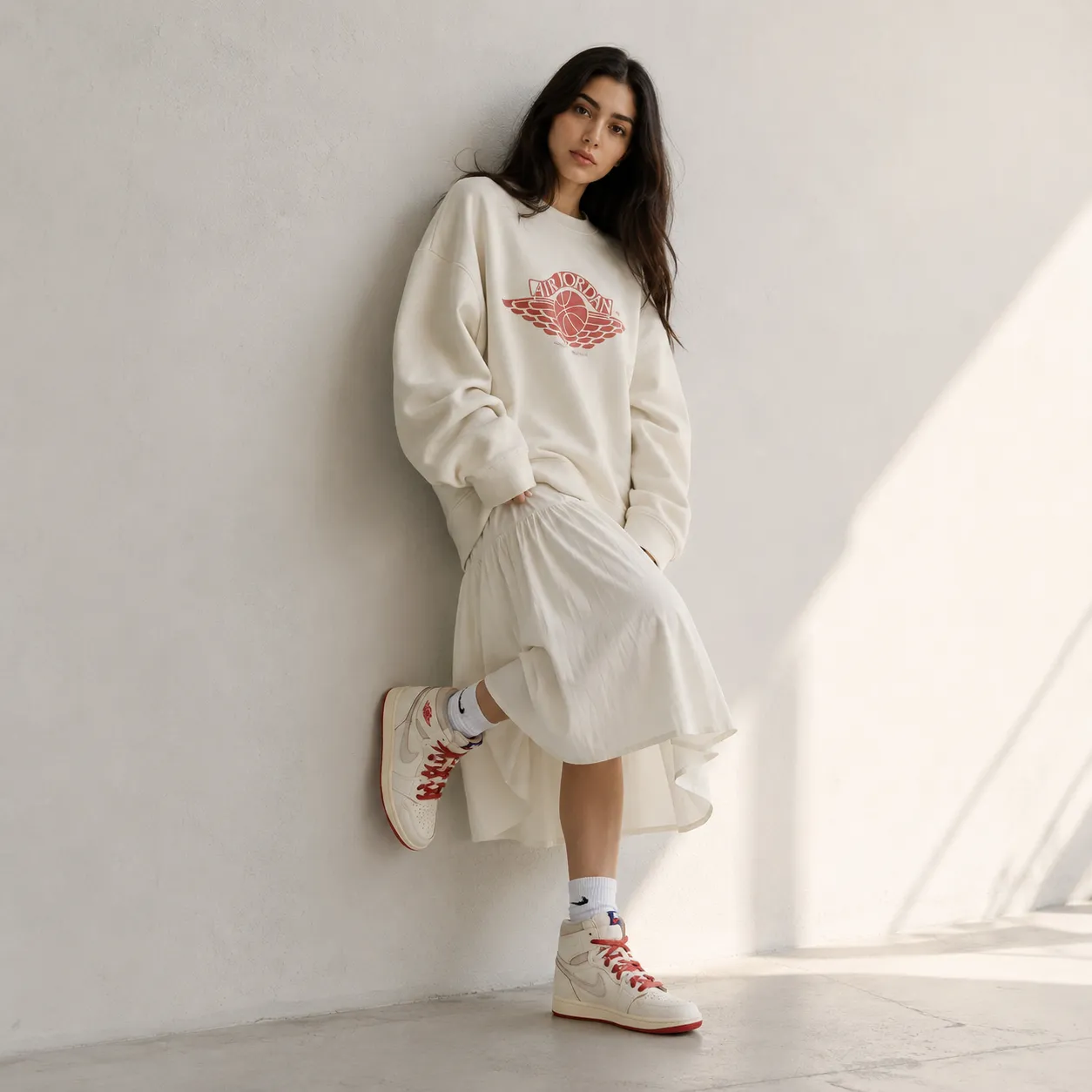جردن وان ریر ایر سیل سینابار-Jordan 1 Retro High Rare Air Sail Cinnabar
