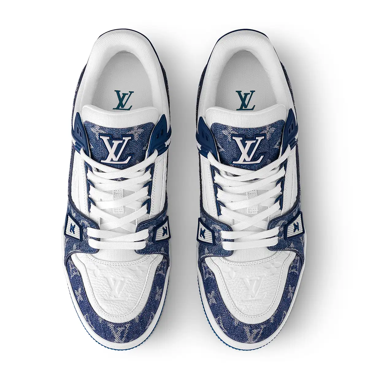e4da3b7fbbce2345d7772b0674a318d5-12 کتونی لوئی ویتون سفید سرمه ای-Louis Vuitton Trainer