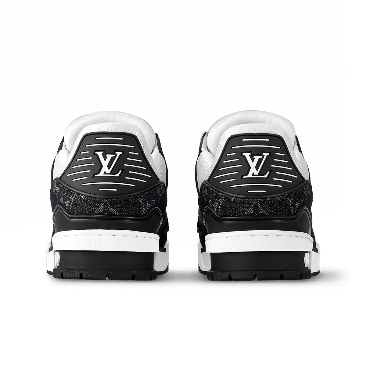 کتونی لوئی ویتون سفید مشکی-Louis Vuitton Trainer