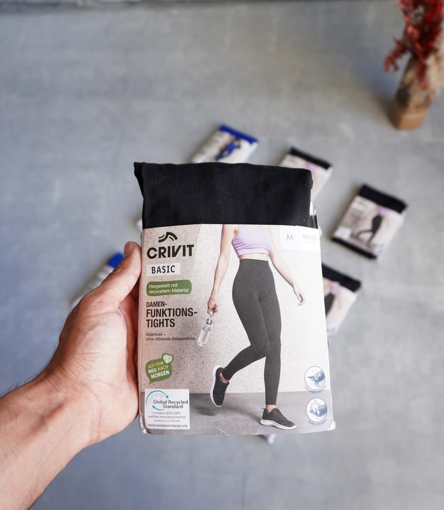 لگ ورزشی مشکی ساده Crivit