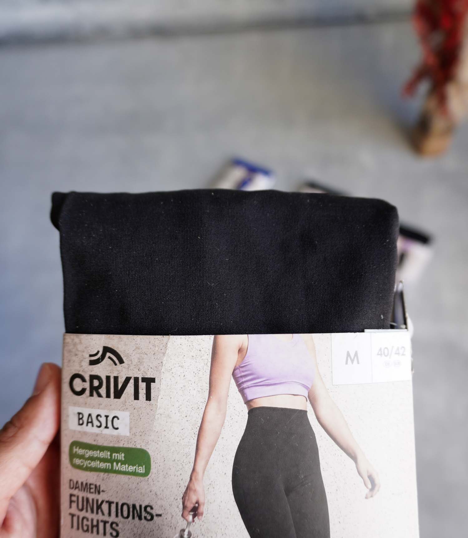 لگ ورزشی مشکی ساده Crivit