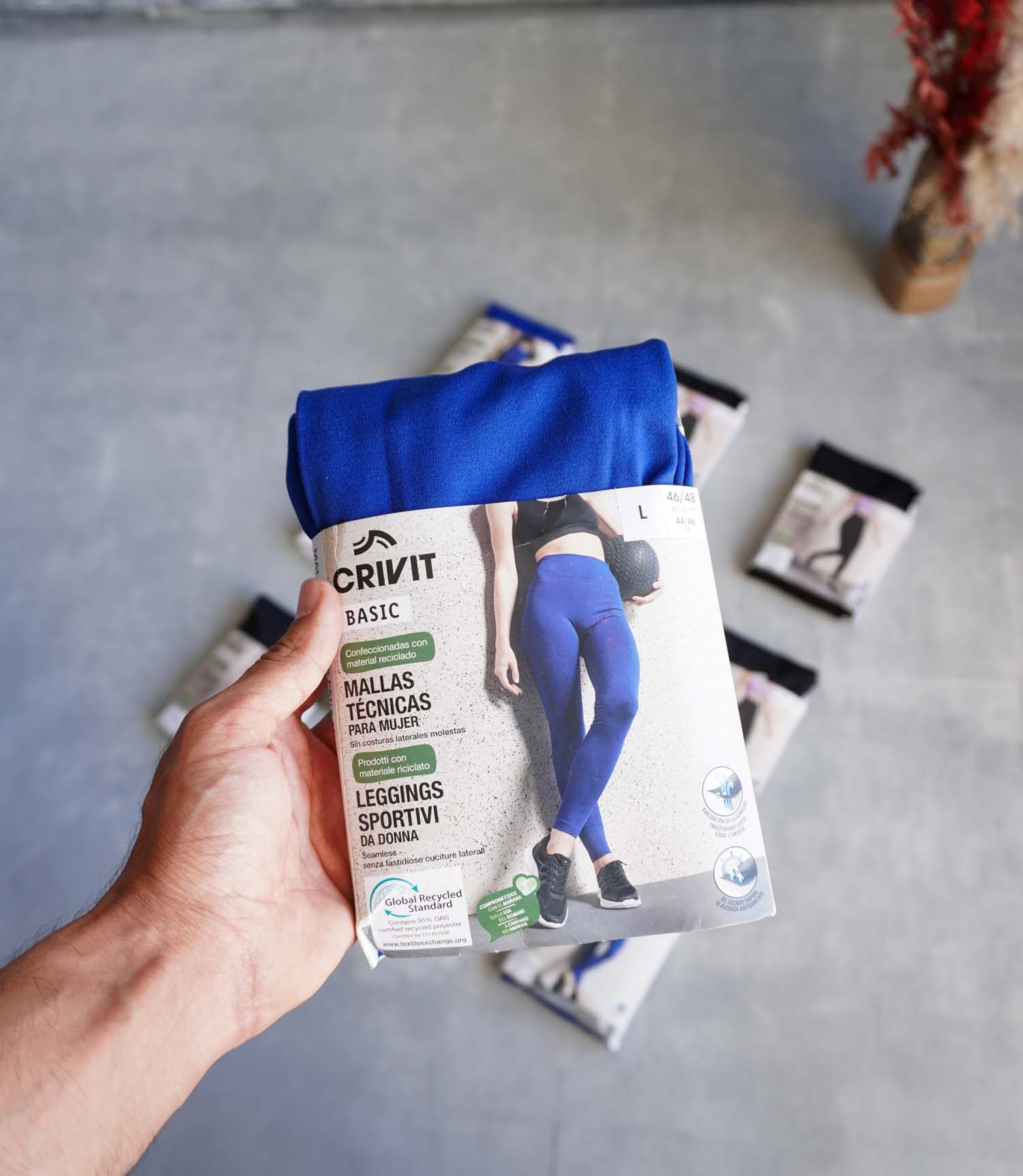 لگ ورزشی آبی ساده Crivit