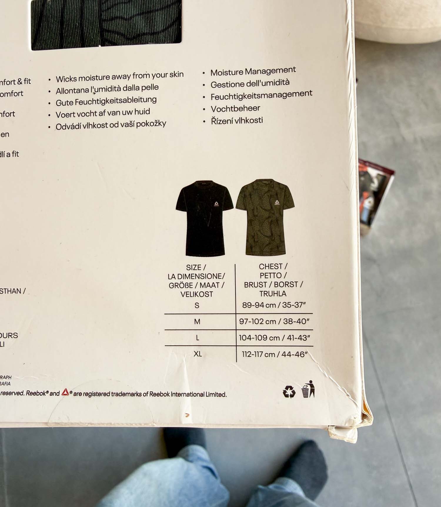 پک دو عددی تیشرت ورزشی سبز و مشکی Reebok
