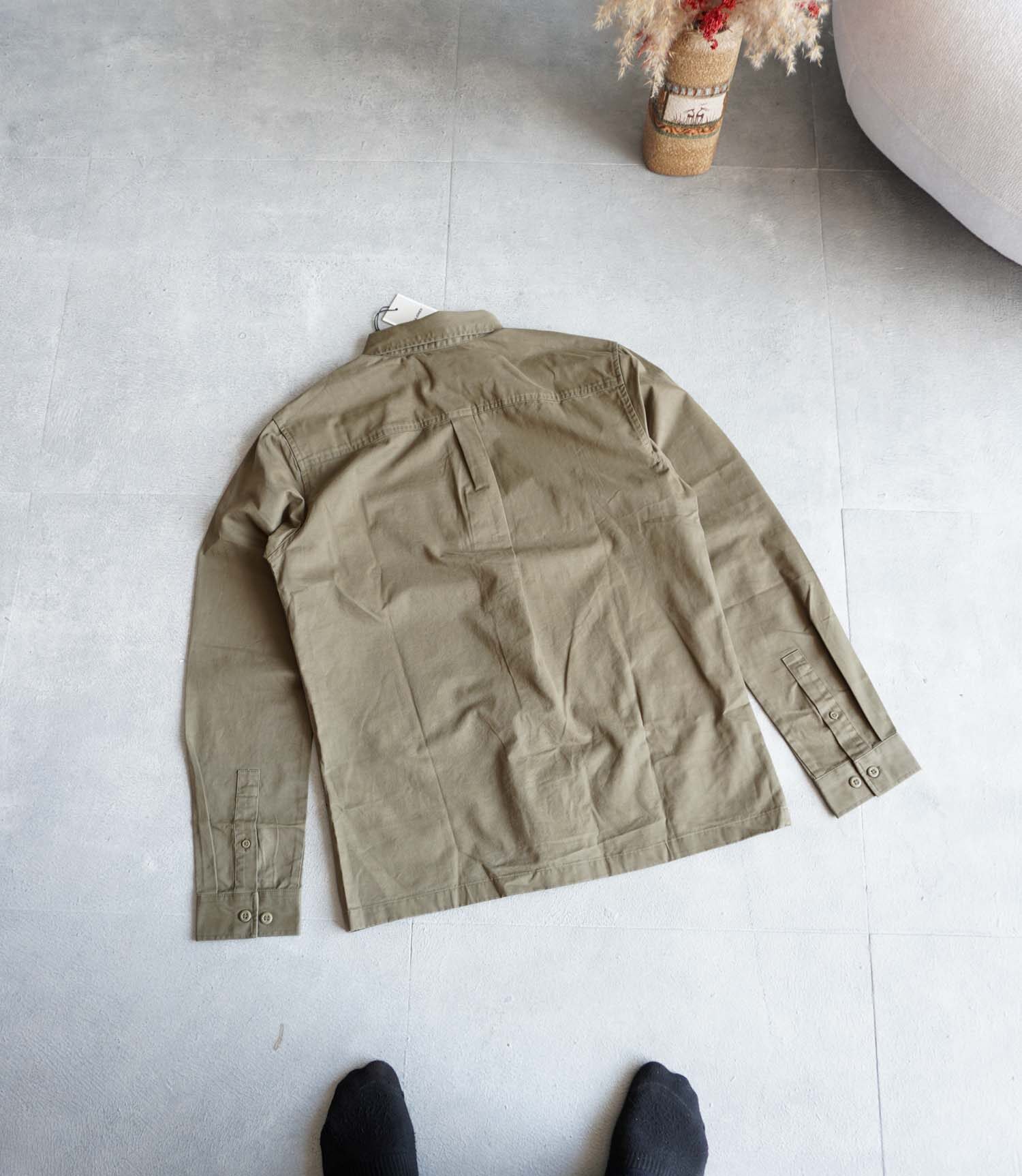 17888815212545012 پیراهن کتان سبز Jack&Jones