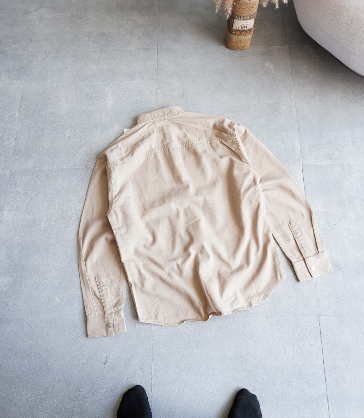 17888816546123714 پیراهن کتان خاکی Jack&Jones
