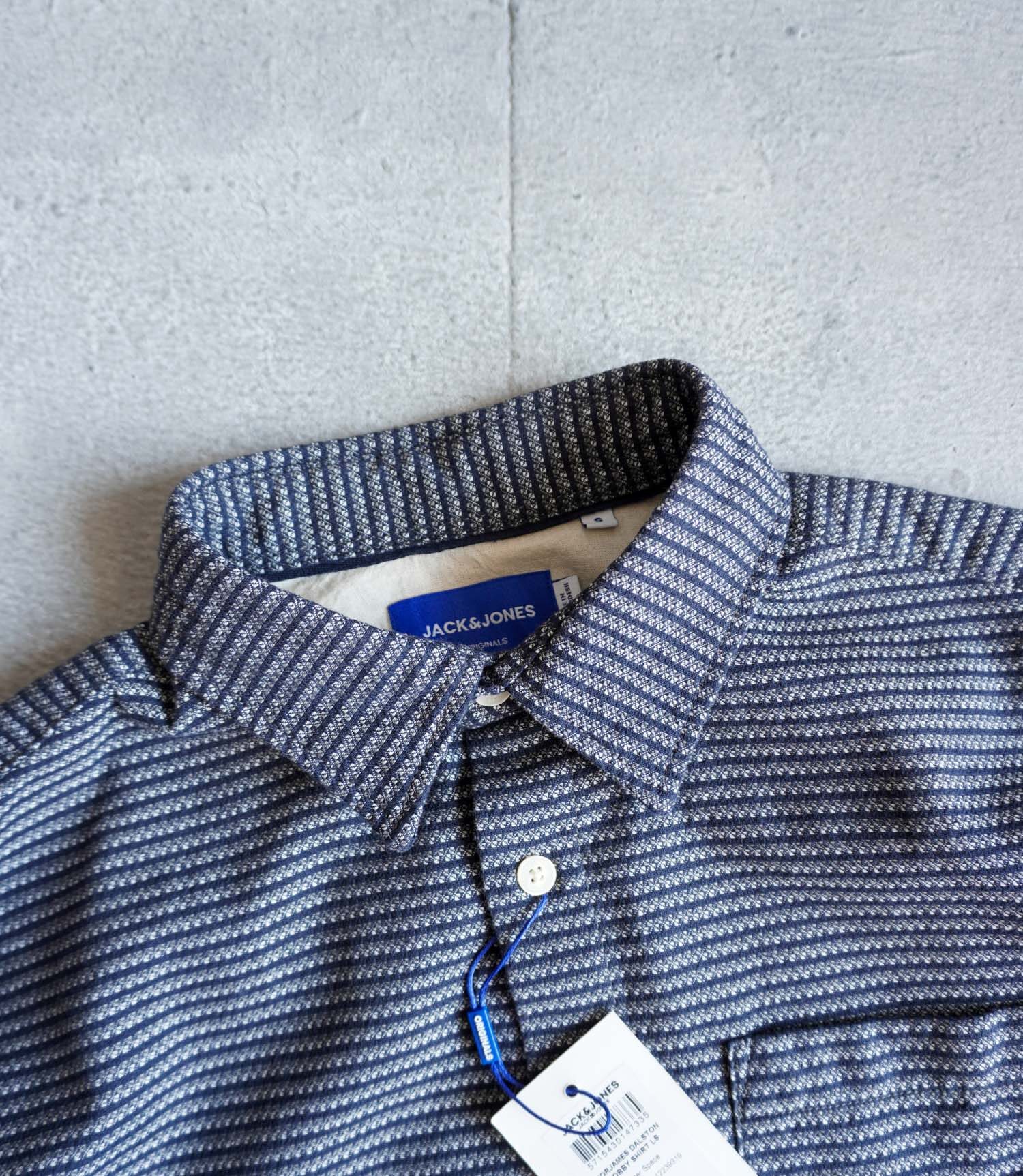 17888821432304100 پیراهن پشمی طرح دار Jack&Jones