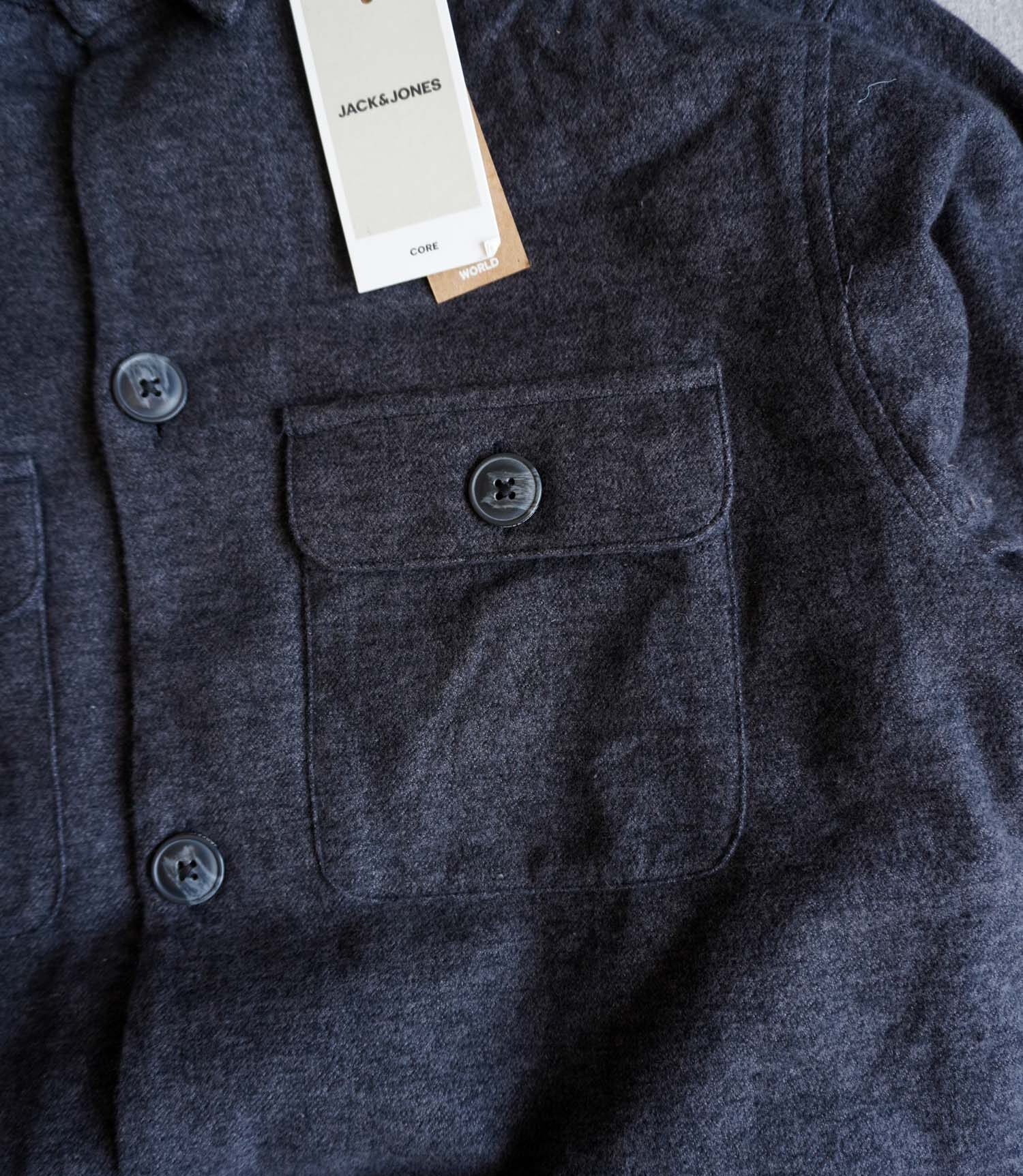 پیراهن پشمی آستردار نوک مدادی Jack&Jones