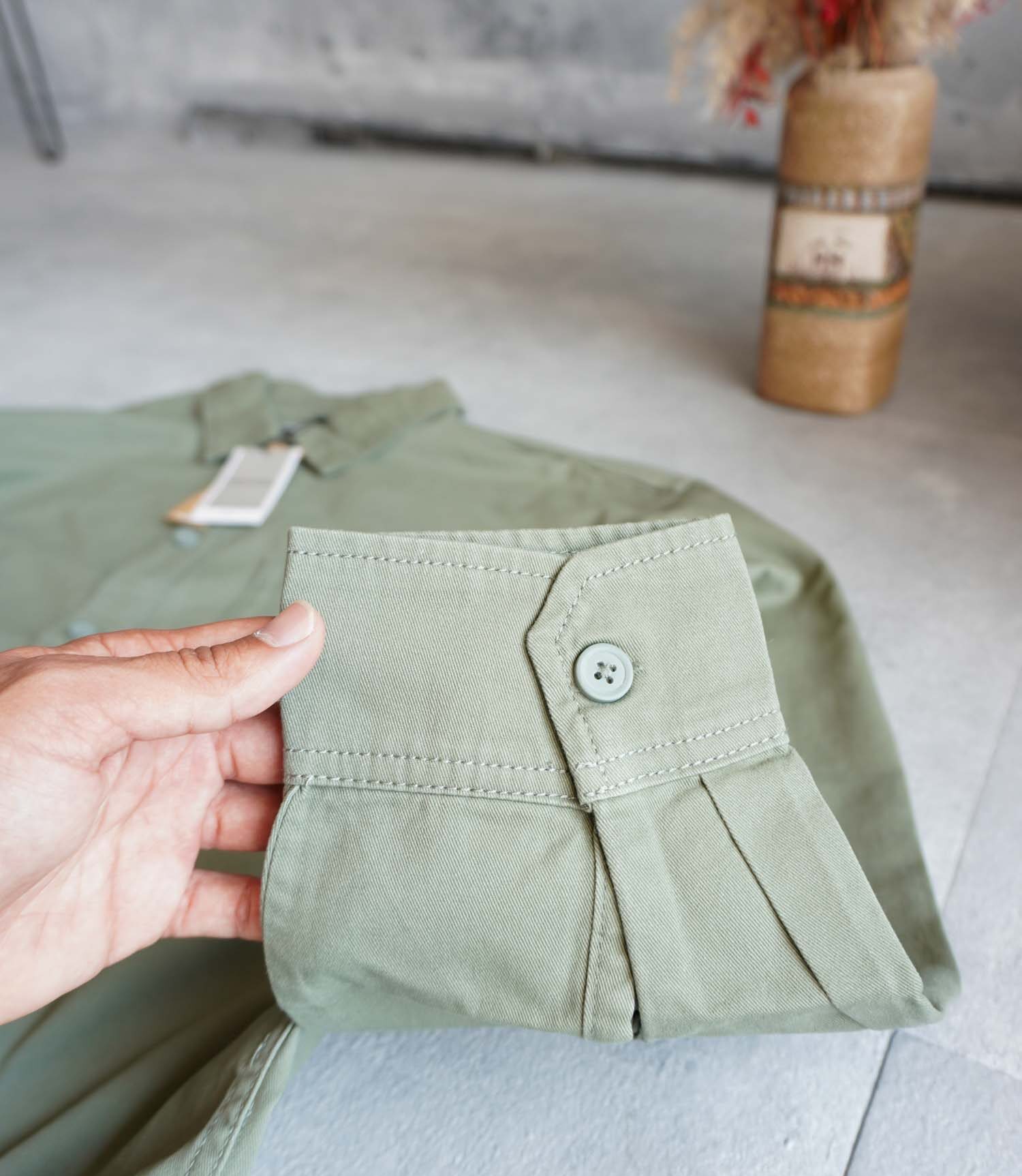 17888826847093546 پیراهن کتان سبز Jack&Jones