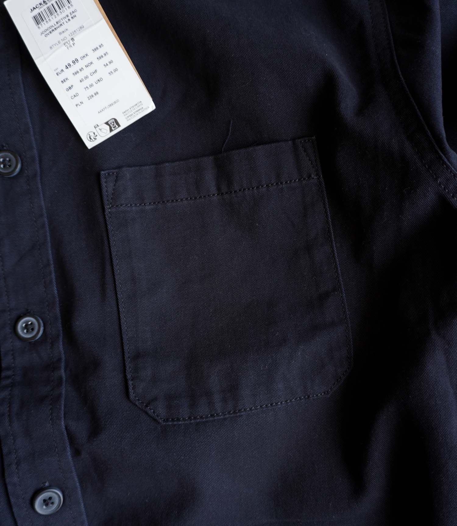 پیراهن کتان سرمه ای تیره Jack&Jones