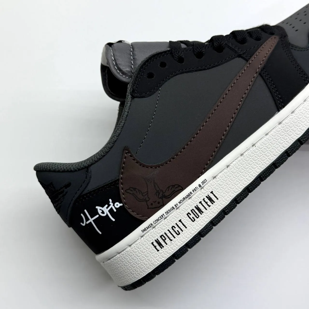 414fc8d624e094d7062cf913c4e9840c کتونی نایک ایر جردن 1 لو تراویس اسکات یوتوپیا-Nike Jordan travis