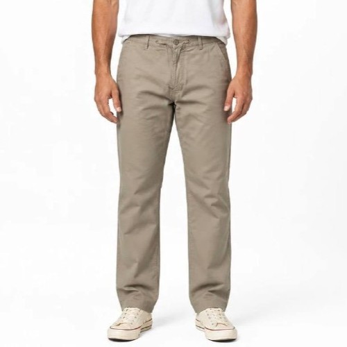 5875324715163914183 شلوار کتان کنف اورجینال مردانه رنگ نسکافه ای برند pull&bear سفارش اسپانیایی مدل راسته کد 2044