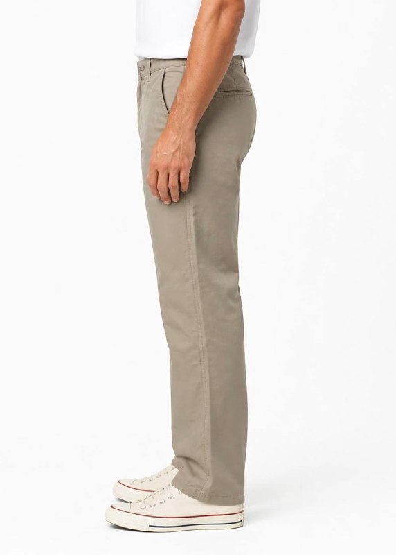 شلوار کتان کنف اورجینال مردانه رنگ نسکافه ای برند pull&bear سفارش اسپانیایی مدل راسته کد 2044