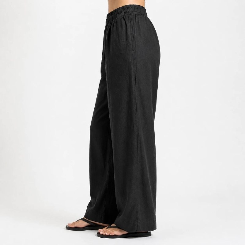 5875324715163914365 شلوار لنین حصیری ZARA اورجینال رنگ مشکی کد 2058