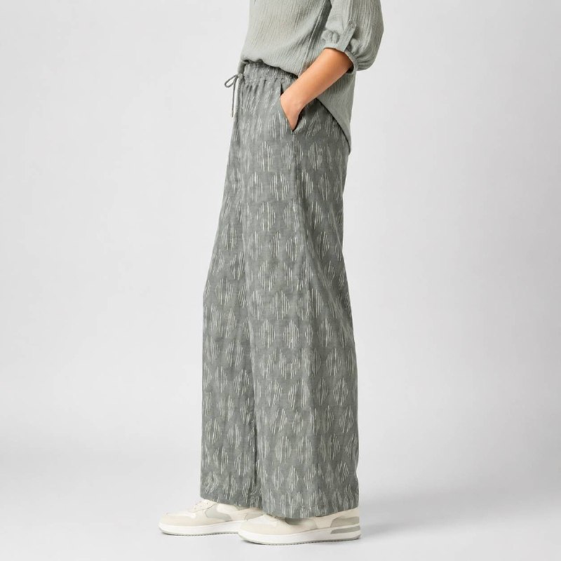 شلوار لنین اورجینال ZARA رنگ طوسی پاستیلی طرح دار کد 2063