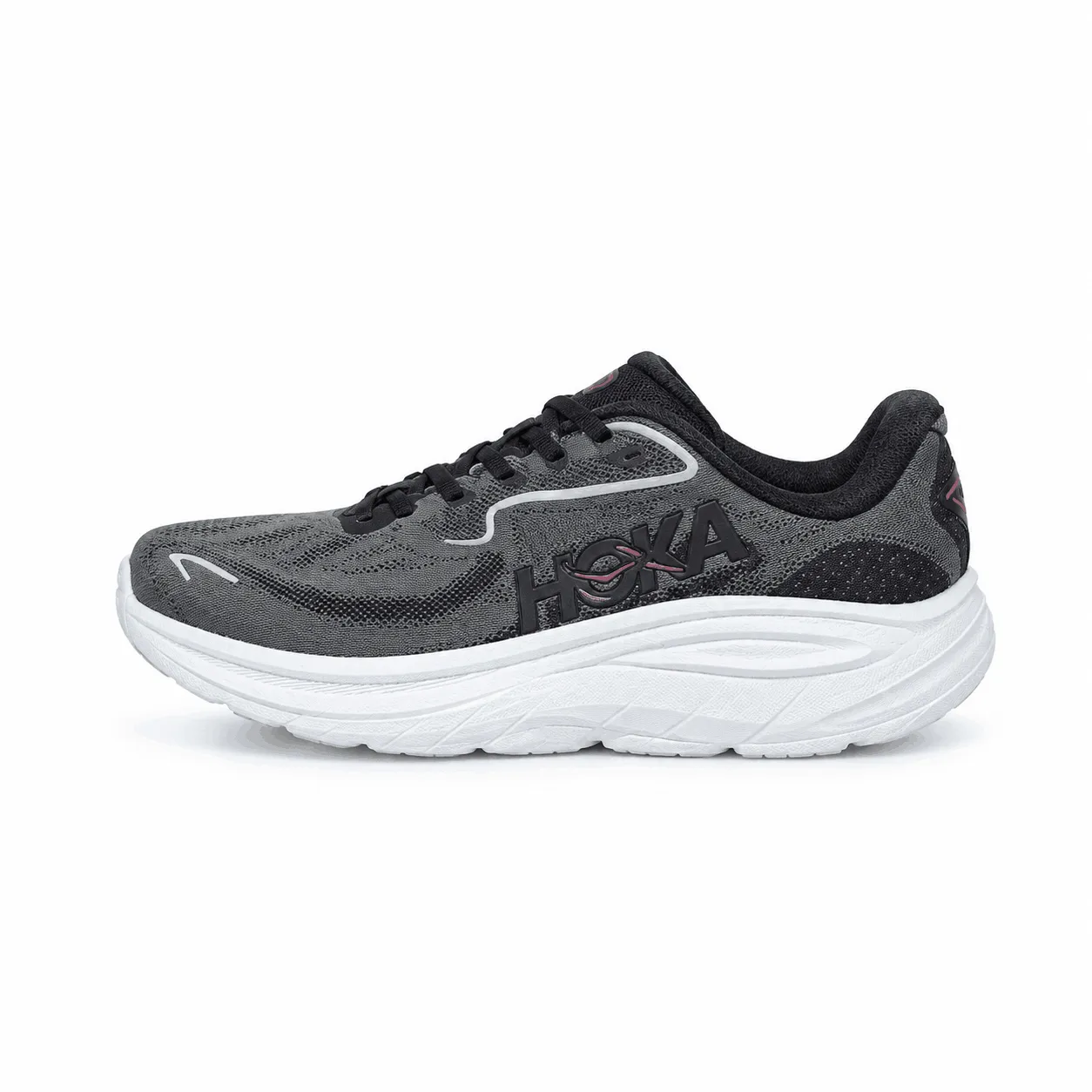 Gray-HOKA-Running-Shoe-on-White_11zon_11zon کتونی هوکا کلیفتون 10 طوسی تیره