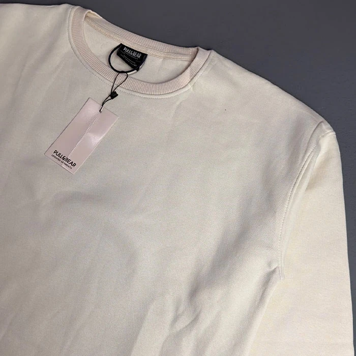 دورس داخل کرکی مردانه رنگ کرمی روشن برند pull&bear اسپانیایی قواره نسبتاً آزاد کد 78