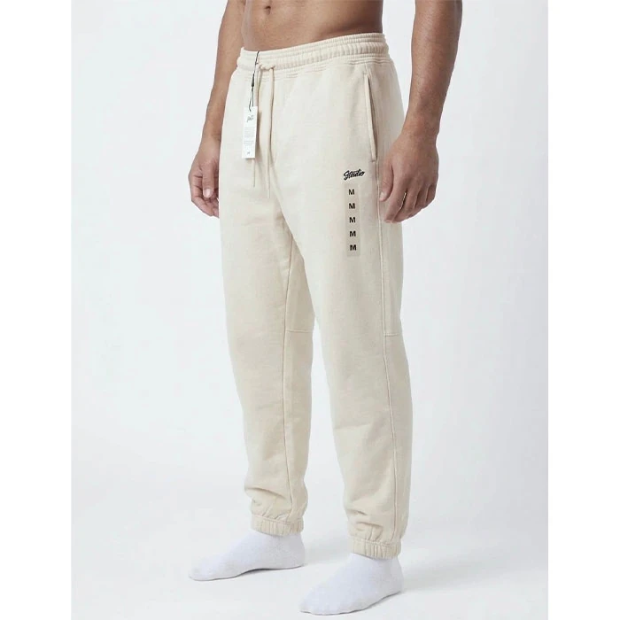 Original-mens-double-threaded-jogger-cream-color-pullbear-brand-Spanish-tankhuri-standard-code-99-3 جاگر دمپا گت داخل دو نخ اورجینال مردانه رنگ کرمی برند pull&bear اسپانیایی تنخوری استاندارد کد 99