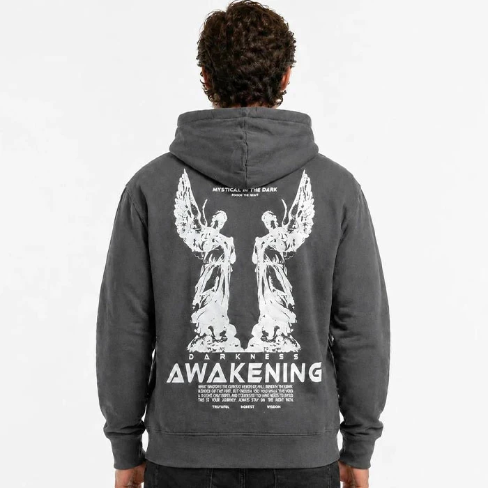Original-mens-fleece-lined-hoodie-elephant-gray-basic-style-with-a-back-graphic-heavyweight-fabric-SS-brand-Australian-market-order-relatively-loose-comfortable-fit-Code-208.-2 هودی داخل کرکی اورجینال مردانه رنگ فیلی پشت طرح دار بیسیک گرم بالا برند S&S سفارش استرالیایی تنخوری و قواره نسبتا آزاد کد 208