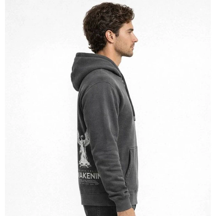 Original-mens-fleece-lined-hoodie-elephant-gray-basic-style-with-a-back-graphic-heavyweight-fabric-SS-brand-Australian-market-order-relatively-loose-comfortable-fit-Code-208.-3 هودی داخل کرکی اورجینال مردانه رنگ فیلی پشت طرح دار بیسیک گرم بالا برند S&S سفارش استرالیایی تنخوری و قواره نسبتا آزاد کد 208