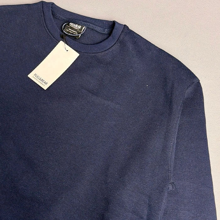 دورس داخل کرکی اورجینال مردانه رنگ سرمه ای برند pull&bear اسپانیایی قواره نسبتاً آزاد کد 81