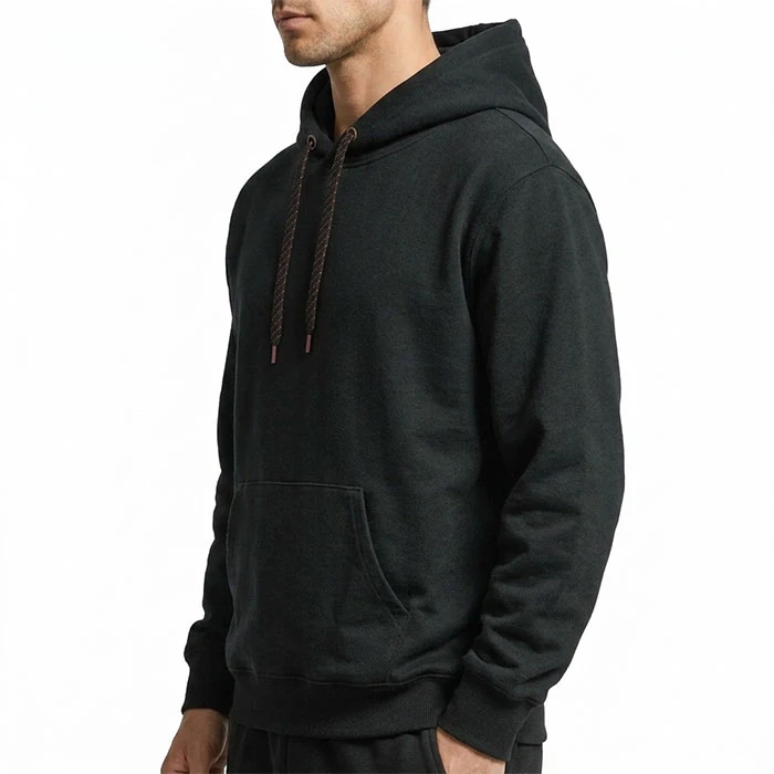 Original-mens-hoodie-with-fluffy-lining-black-color-Herock-brand-French-order-loose-fit-and-relatively-loose-fit-code-119-3 هودی داخل کرکی اورجینال مردانه رنگ مشکی برند Herock سفارش فرانسویی تنخوری و قواره نسبتا آزاد کد 119