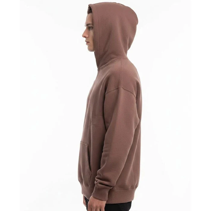 Original-mens-hoodie-with-fluffy-lining-brown-color-basic-warm-top-pullbear-brand-Spanish-order-loose-fit-and-relatively-loose-fit-code-179-3 هودی داخل کرکی اورجینال مردانه رنگ قهوه ای بیسیک گرم بالا برند pull&bear سفارش اسپانیایی تنخوری و قواره نسبتا آزاد کد 179