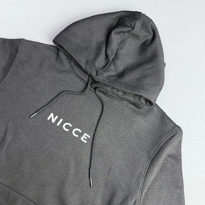 Original-unisex-hoodie-with-fluffy-lining-black-with-a-pattern-Nicce-brand-English-order-🇬🇧-loose-fit-and-relatively-loose-fit-code-132-4 هودی داخل کرکی اورجینال یونیسکس زنانه و مردانه رنگ مشکی طرح دار نوشته برند Nicce سفارش انگلیسی تنخوری و قواره نسبتا آزاد کد 132