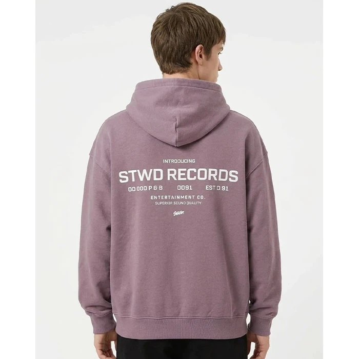 Original-unisex-mens-and-womens-fluffy-hoodie-onion-color-STWD-series-sub-brand-of-Pull-Bear-Spanish-order-boxy-and-boxy-code-118-2 هودی داخل کرکی اورجینال یونیسکس ( زنانه مردانه ) رنگ پیازی سری STWD زیر مجموعه برند pull & bear سفارش اسپانیایی تنخوری و قواره باکسی کد 118