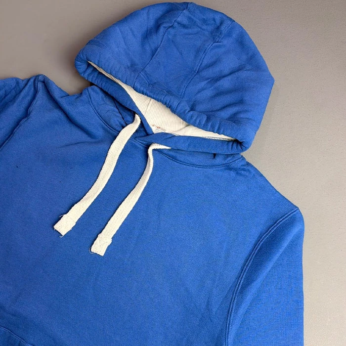 Unisex-dark-blue-cotton-hoodie-fairly-loose-fit-code-87-4 هودی یونیسکس cotton آبیتیره قواره نسبتاً آزاد کد 87