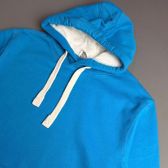 Unisex-light-blue-cotton-hoodie-fairly-loose-fit-code-88-4 هودی یونیسکس cotton آبی روشن قواره نسبتاً آزاد کد 88