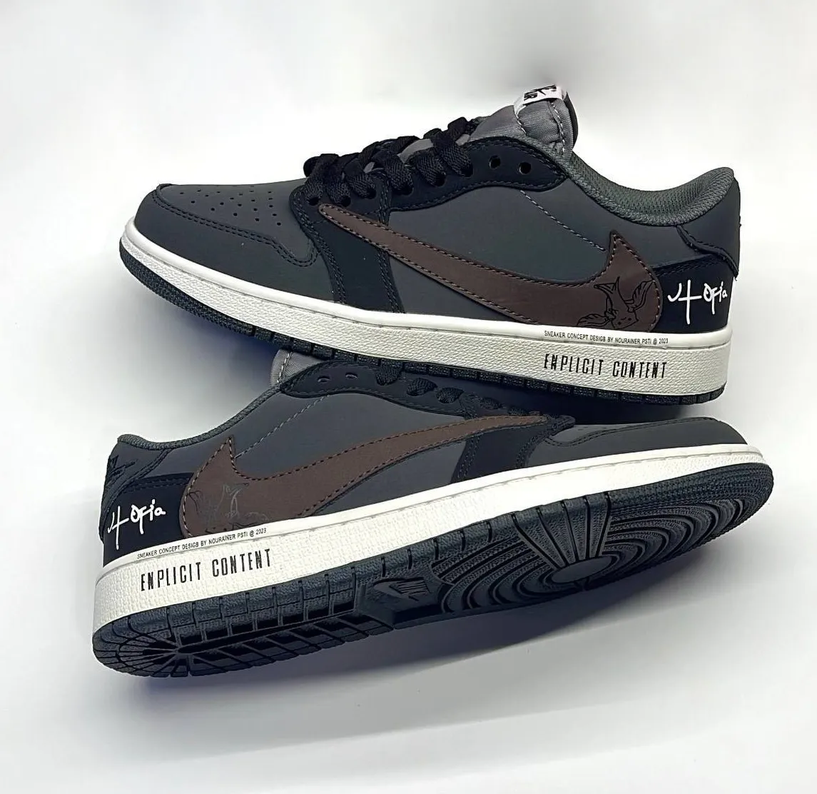 کتونی نایک ایر جردن 1 لو تراویس اسکات یوتوپیا-Nike Jordan travis