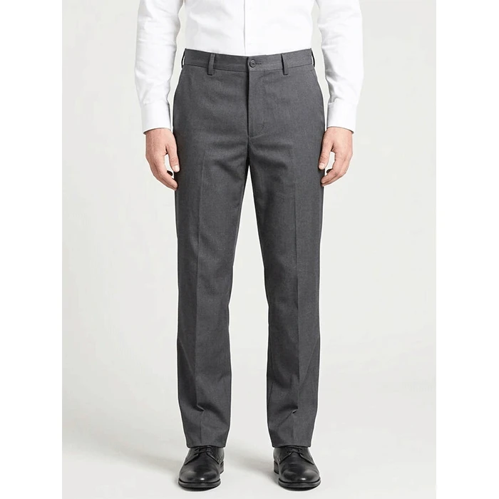 next-mens-fabric-pants-gray-classic-straight-model-code-28-2 شلوار پارچه ای مردانه اورجینال رنگ خاکستری برند Next سفارش انگلیسی مدل راسته کلاسیک کد 2026