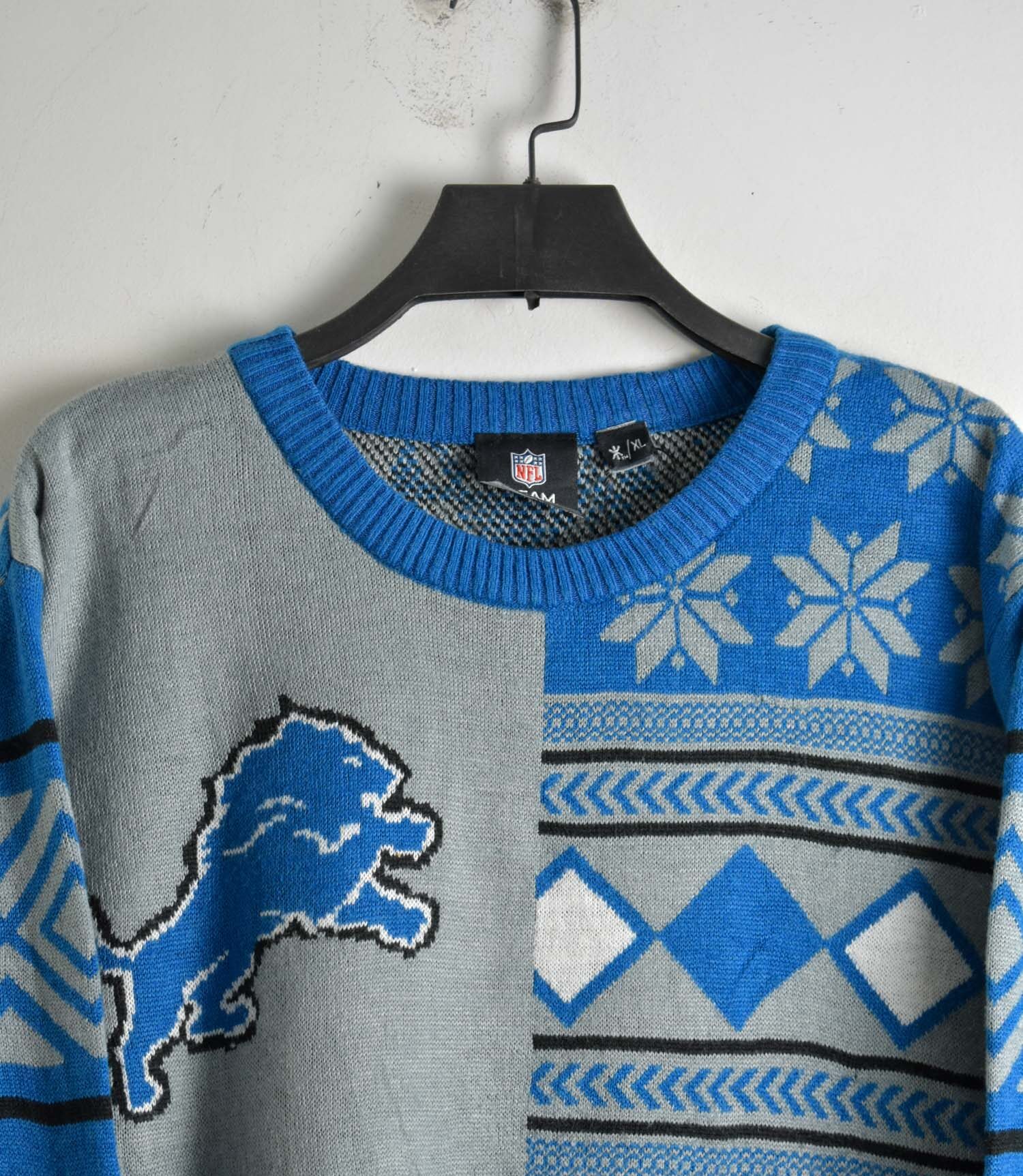 product-47426-17686411017941139 بافت وینتیج آبی طرح دار NFL